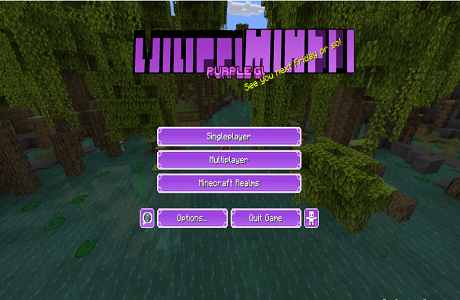 我的世界紫色UI界面整合包
