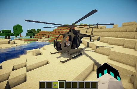 我的世界战斗直升机mod